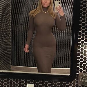 SKIMS Elegant Winter Maxi Dress